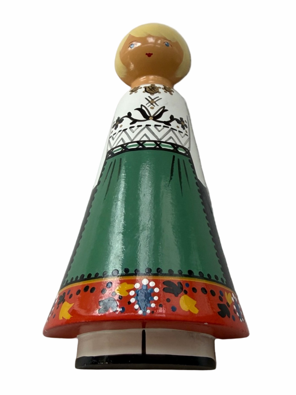 Vintage Salvo Hand Painted Wooden Female Russian Doll Wall Hanging Decor EUC - Picture 4 of 13